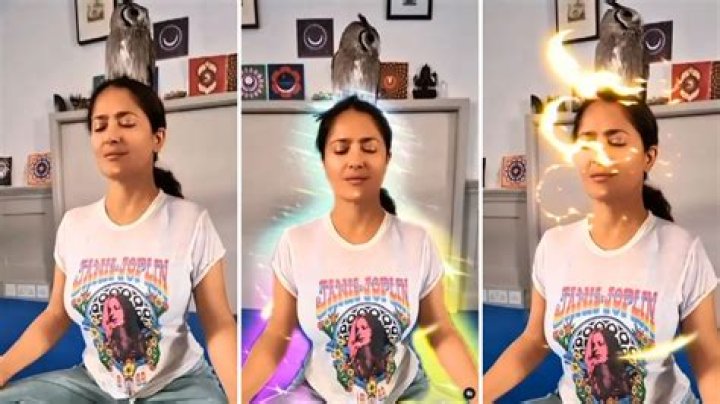 Achieve Zen Meditating With Salma Hayek and Her Owl