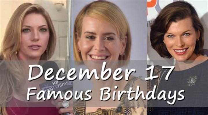 Actresses Born December 17 | Famous Birthdays