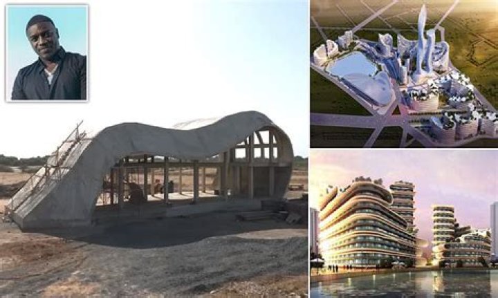 Akon, Senegalese-US singer lays the first foundation stone for futuristic smart Akon City in Senegal!