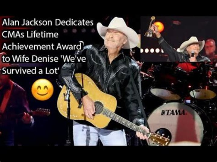 
Alan Jackson Dedicates CMAs Lifetime Achievement Award to Wife Denise: ‘We’ve Survived a Lot’ 