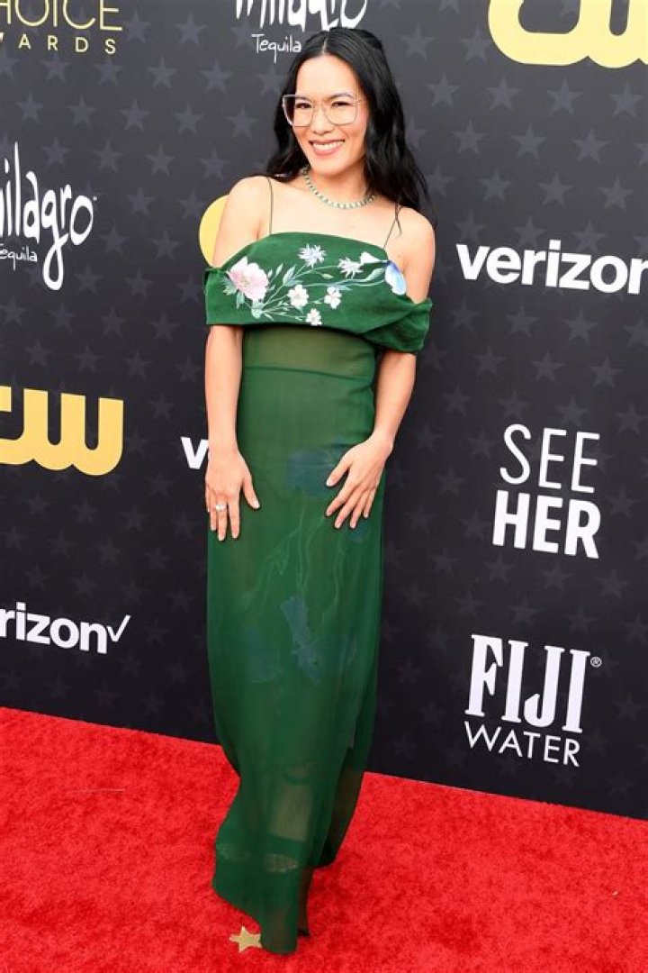 Ali Wong won at the Critics Choice Awards in green Givenchy: elegant and lovely?