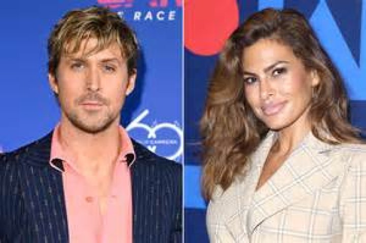 American actress Eva Mendes and partner Ryan Gosling adopt a Doberman puppy called Lucho!