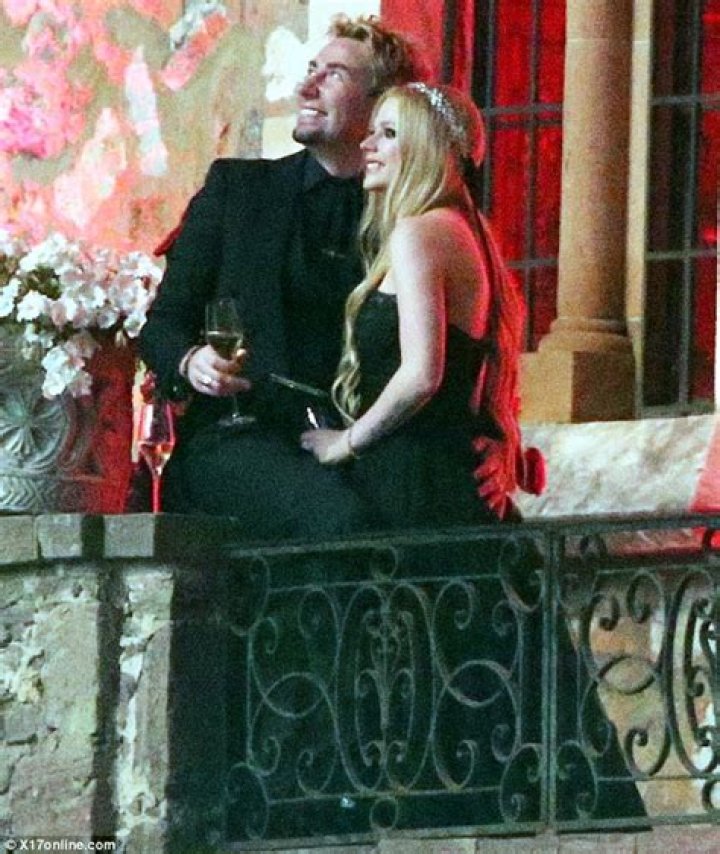 Avril Lavigne wore a black Monique Lhullier wedding gown: try-hard or totes punk?