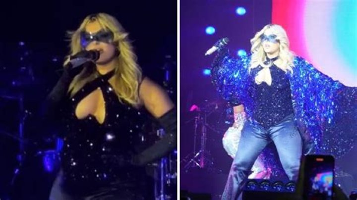 Bebe Rexha Wears Protective Eye Cover During Her Recent Concert After Being Hit by a Phone!