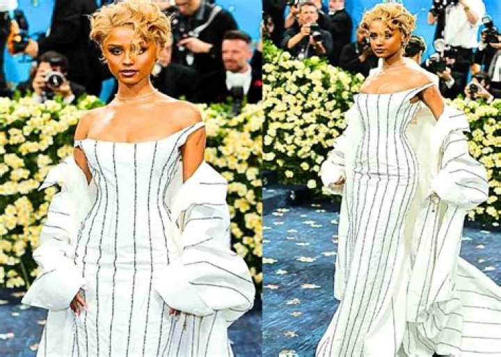 Beyonce in vinyl (?) Emilio Pucci at the Met Gala: ridiculous or meh?