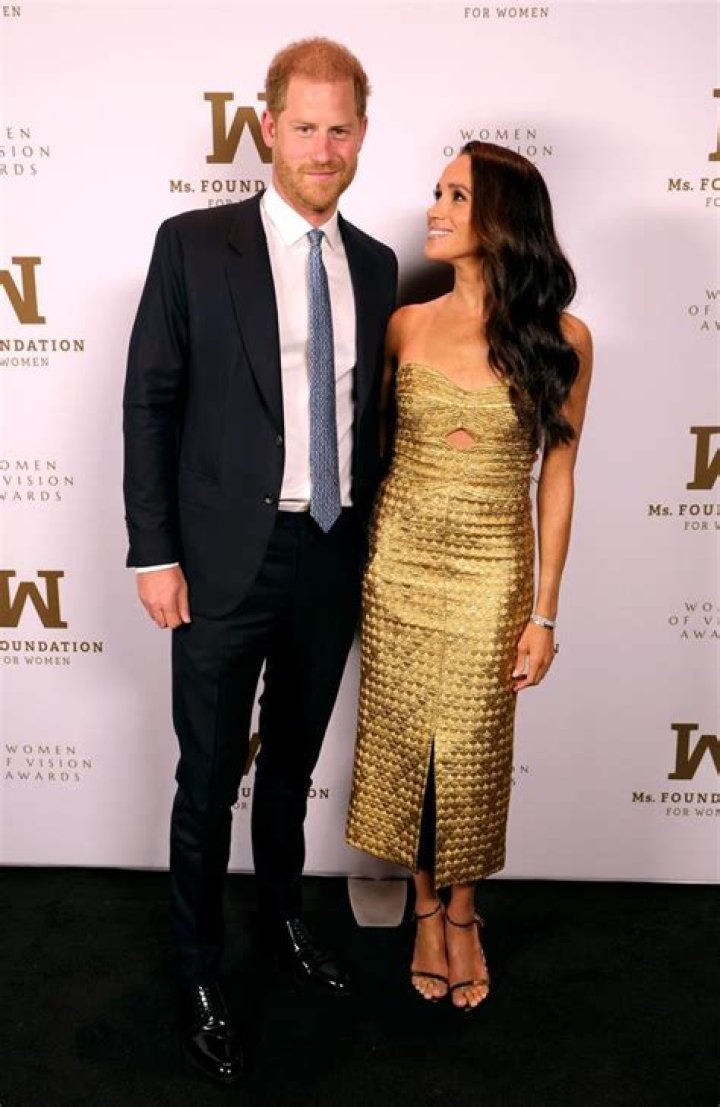 bitchy | Prince Harry and Meghan Markle arrive at The Ms. Foundation Women of Vision Awards at Ziegfeld Theatre in NYC