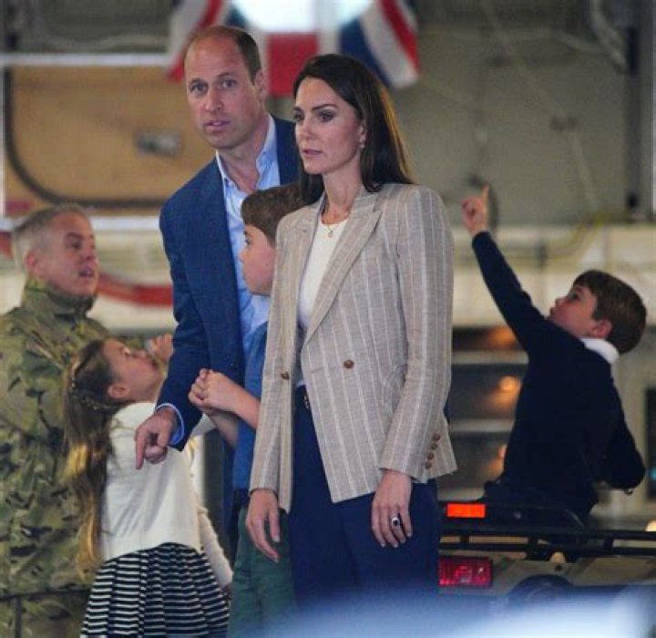 bitchy | Prince William and Catherine, Princess of Wales with children visit the Royal International Air Tattoo show