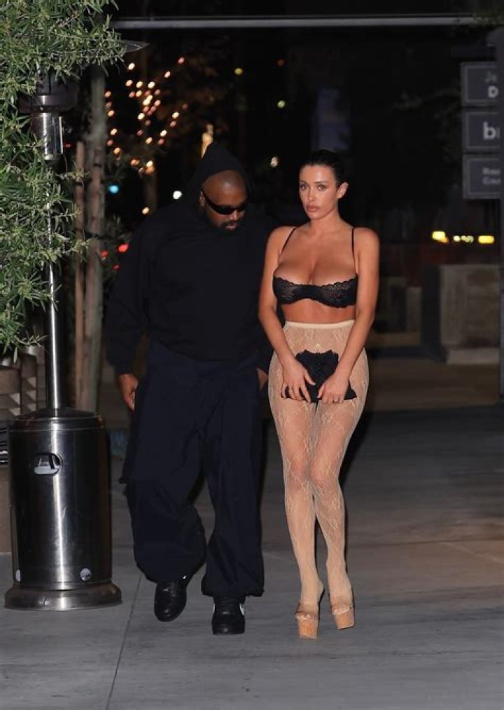 bitchy | Stylish couple Kanye West and Bianca Censori walk hand in hand after date night at Cecconi’s