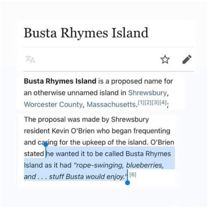 Busta Rhymes had an island named after him. Read to know the reaction of Twitter users when this fact about Massachusetts was discovered