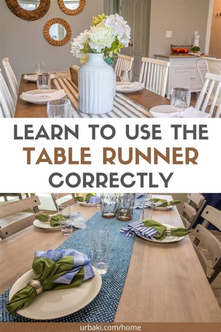 Can a table runner be used on a round table?