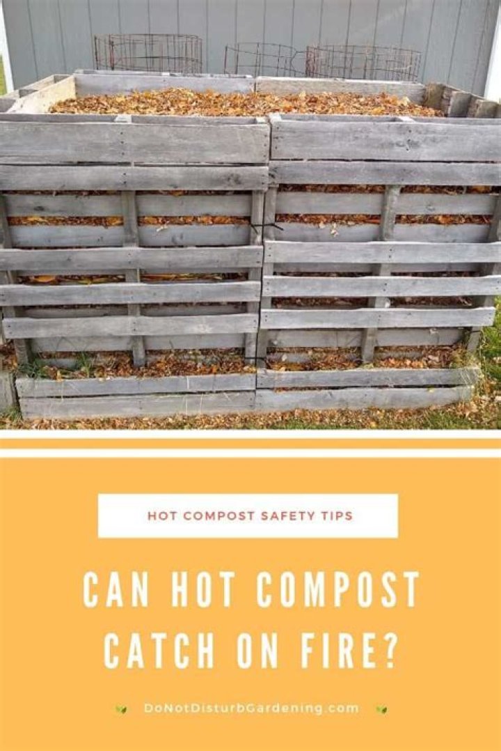 Can compost start a fire?