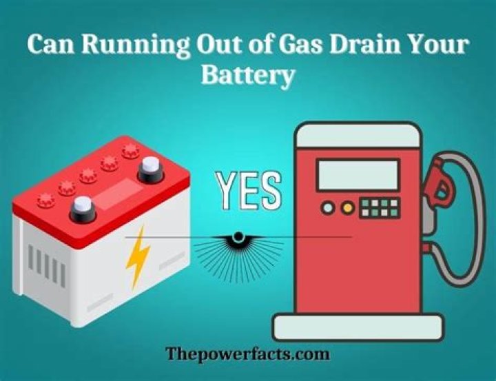 Can running out of gas cause your battery to die?