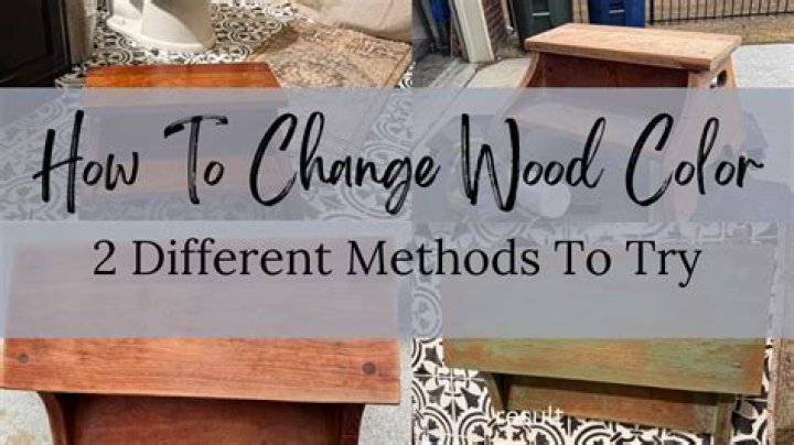 Can you change the Colour of wooden furniture?