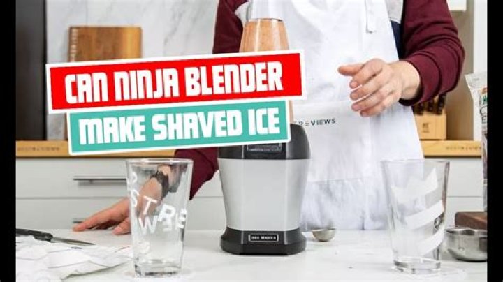 Can you crush ice with a blender?
