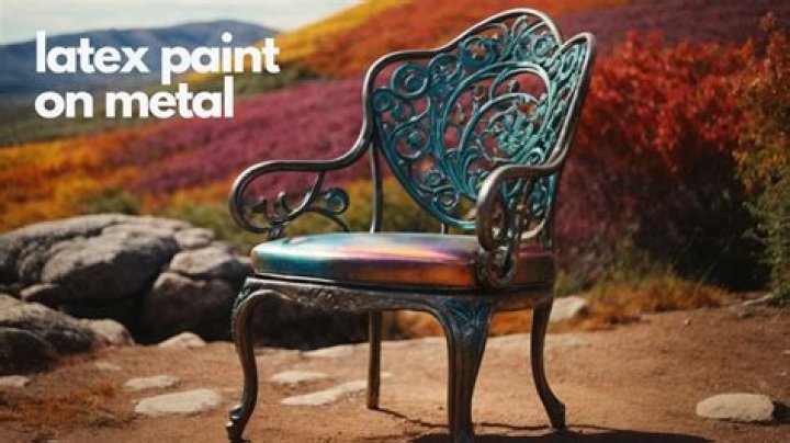 Can you use latex paint on a metal door?