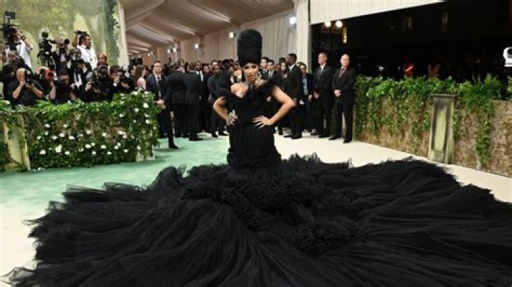 	Cardi B wore an epic, black-fabric-swirl Windowsen gown to the 2024 Met Gala	