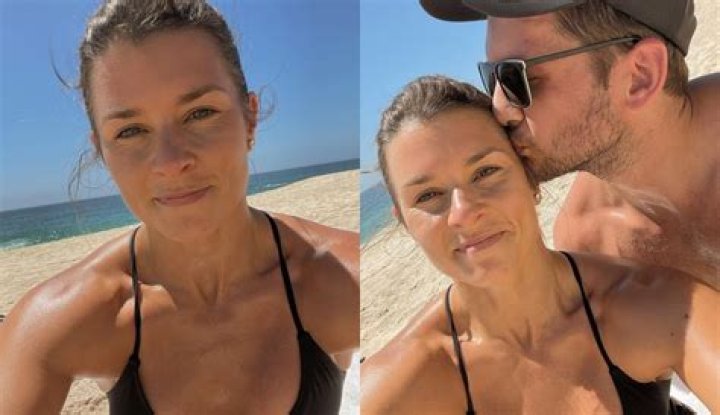 Carter Comstock on a beach date with girlfriend Danica Patrick! Who is Carter?