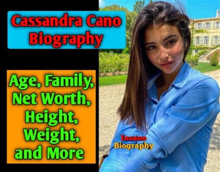 Cassandra Cano - Age, Family, Bio