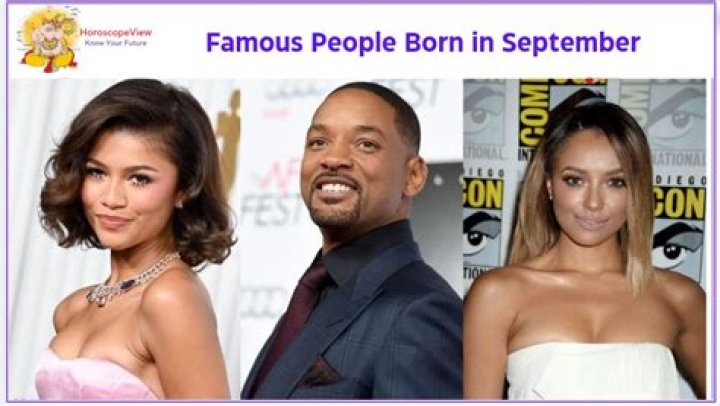 Celebrities born on Sep 12