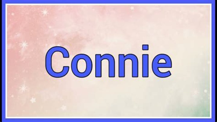 Celebrities named Connie