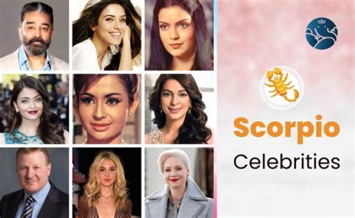 Celebrities who are Scorpio - LuxLux