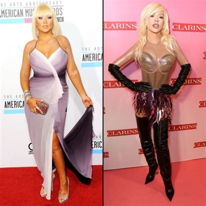 Christina Aguilera’s ’80 lb weight loss achieved by drastic diet & plastic surgery’?