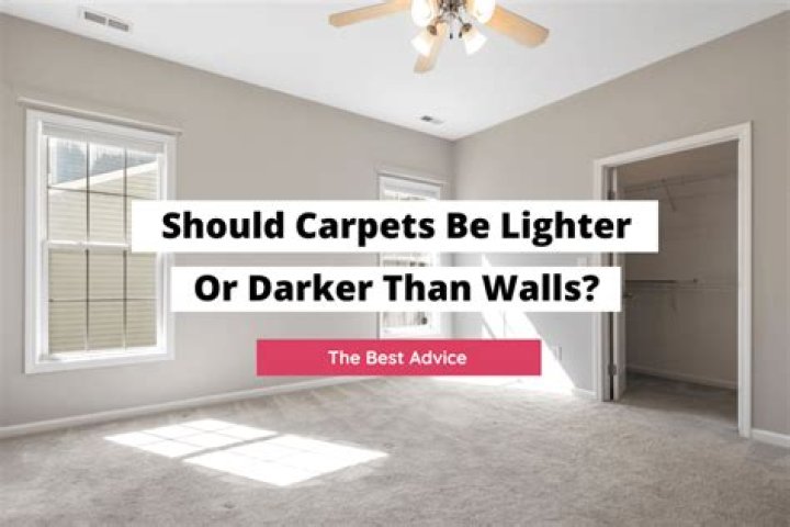 Does carpet look lighter or darker when laid?