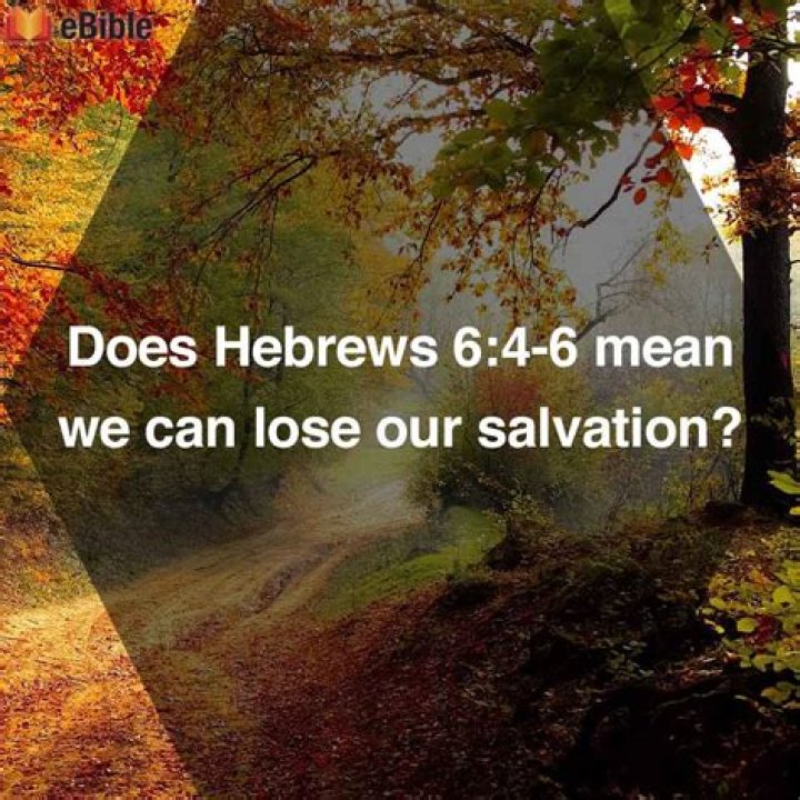 Does Hebrews 6:4-6 mean we can lose our salvation?