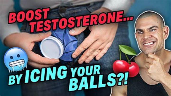 Does putting ice on your balls increase testosterone?