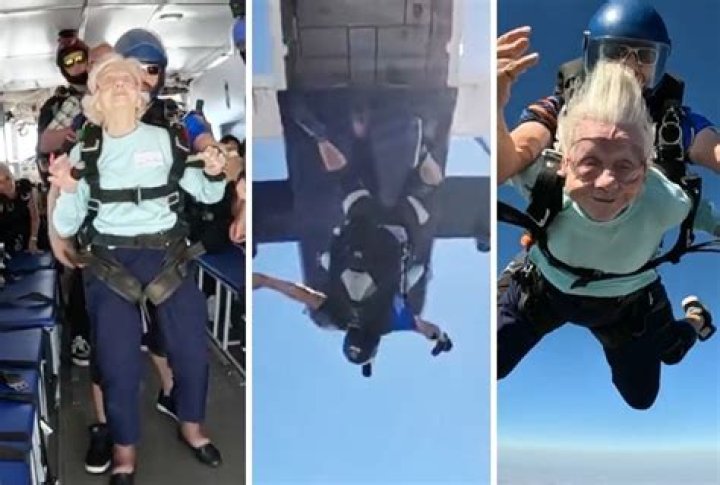 Dorothy Hoffner Skydiving Video Gone Viral After Her Death At 104