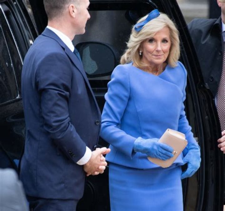 Dr. Jill Biden & Finnegan Biden attended the coronation, they were seated in the back