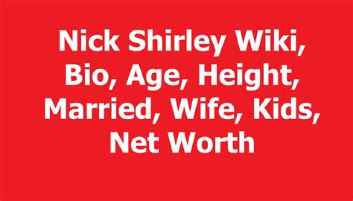 
Drew Shirley Height, Weight, Net Worth, Age, Birthday, Wikipedia, Who, Nationality, Biography 