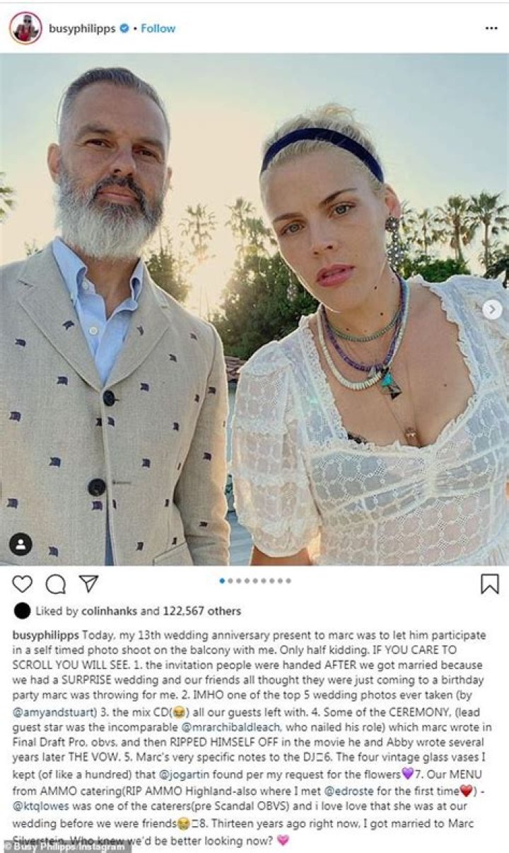 Everything is not well between Busy Philipps and husband, Marc Silverstein! How much is her net worth?