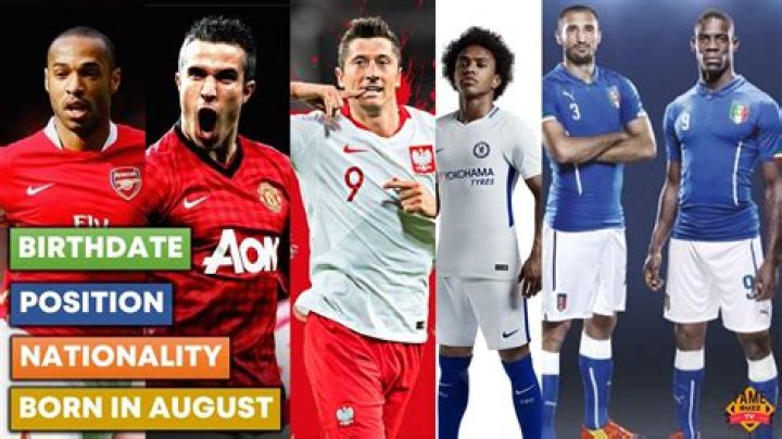Football Players Born August 4