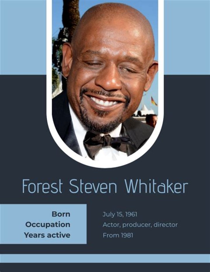 Forest Whitaker Bio (Wiki) 
