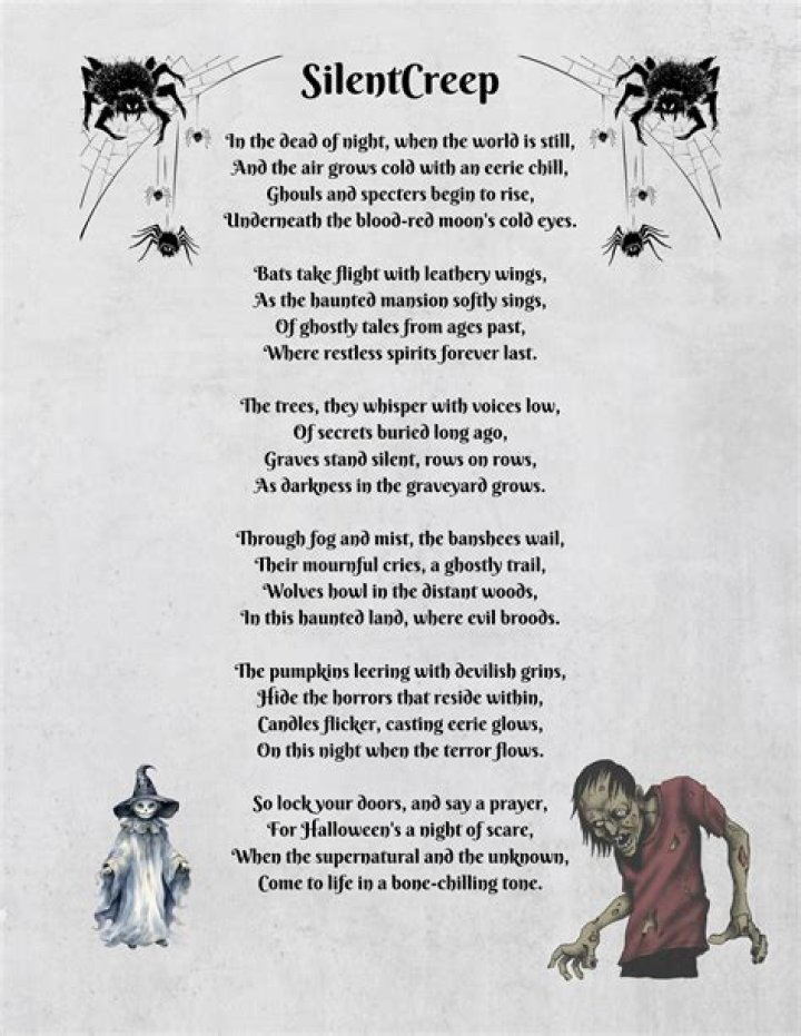 Frightening celebrity poetry