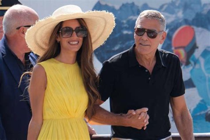 George & Amal Clooney arrived at the Venice Film Festival, where Amal will be honored