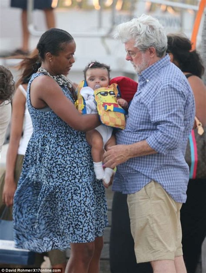 George Lucas, 69, and wife Mellody, 44, welcome a daughter via surrogacy