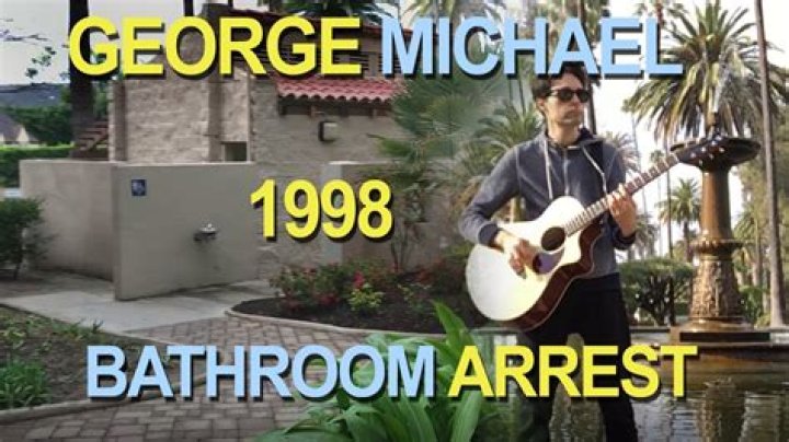 George Michael arrested in a public bathroom for crack possession