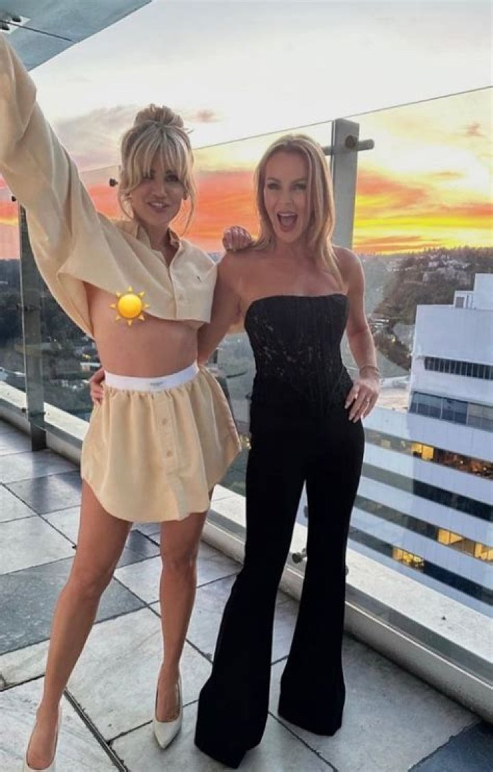 Gwyneth Paltrow flashes her bra in her favorite country, Spain