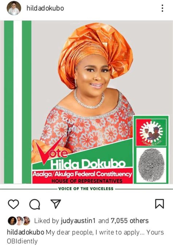 
Hilda Dokubo Unveils Political Ambition 
