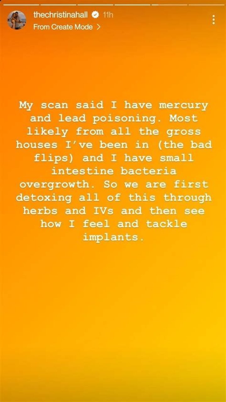 
How did Christina Hall think she got “mercury and lead poisoning”? HGTV star shares details on Instagram 