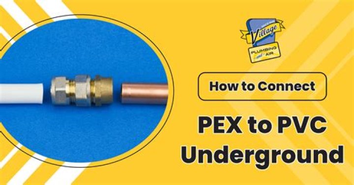 How do I connect PEX to PVC?