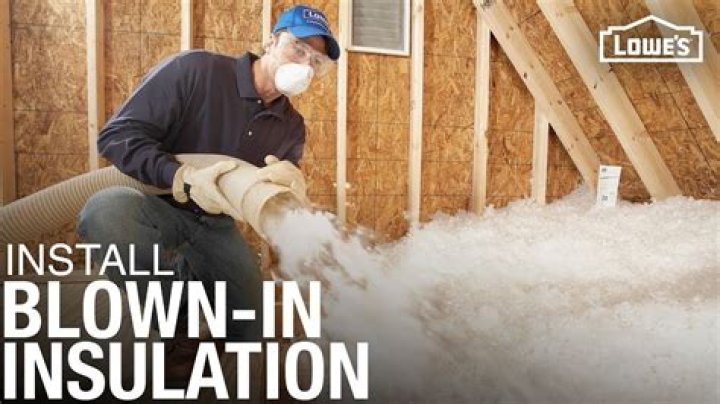 How do you calculate blown in wall insulation?
