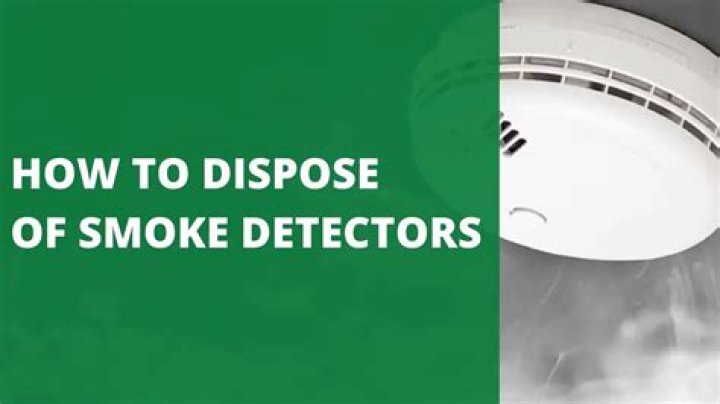 How do you dispose of old co2 detectors?