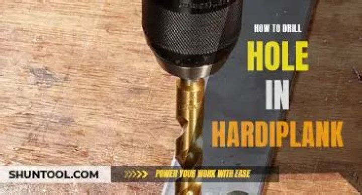 How do you fill holes in hardiplank?