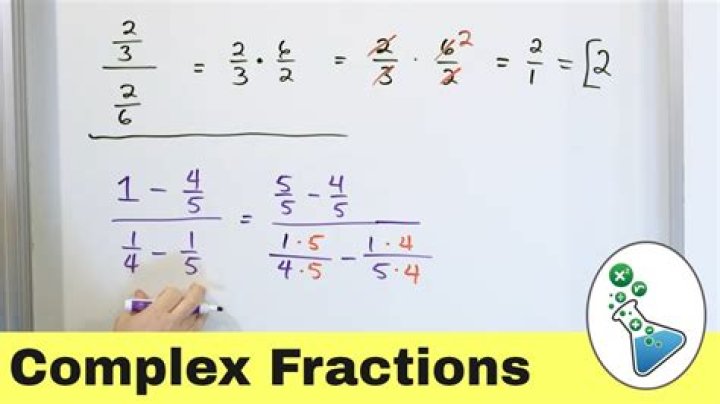 How do you get rid of complex fractions?