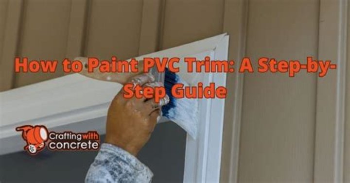 How do you paint exterior PVC pipe?