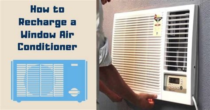 How do you recharge a window unit with freon?