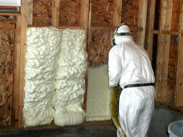 How do you remove foam insulation from clothes?
